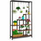 70.9-inch tall indoor plant stand with seven display shelves