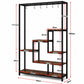 Dimensions of tall indoor plant stand with seven shelves