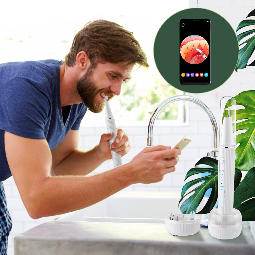 Cleaner with Ultrasound Tooth Camera for Thorough Cleaning for Healthy Teeth