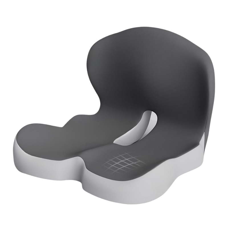 Cushion with Ergonomic Memory Foam Seat Design for Office and Car for Comfortable Sitting
