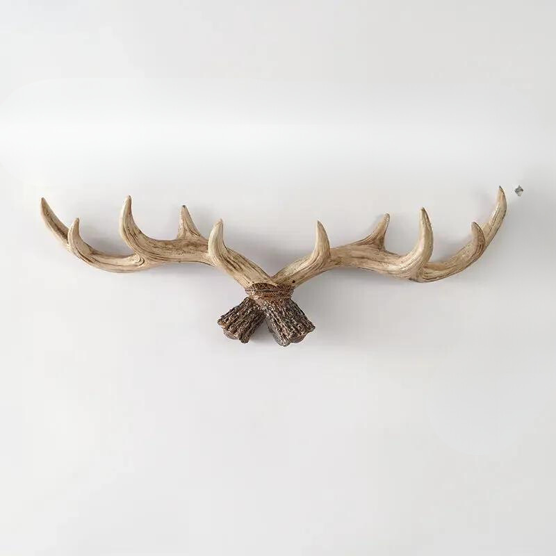 Hook with Decorative Wall Antler Shape and Natural Look for Entrance and Interior