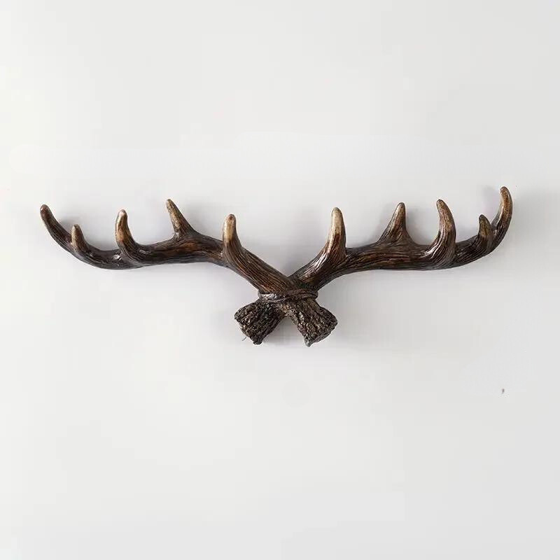 Hook with Decorative Wall Antler Shape and Natural Look for Entrance and Interior