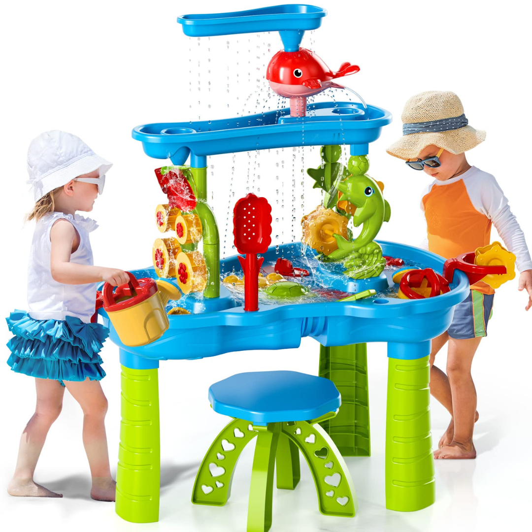 Table Splash Fun Water for Interactive Outdoor Play Table for Children