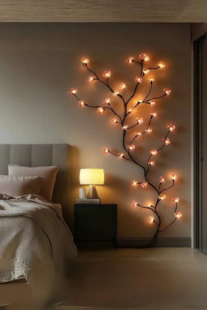 Decorative Wall Lamp in Tree Shape with LED Lighting for a Cosy Interior