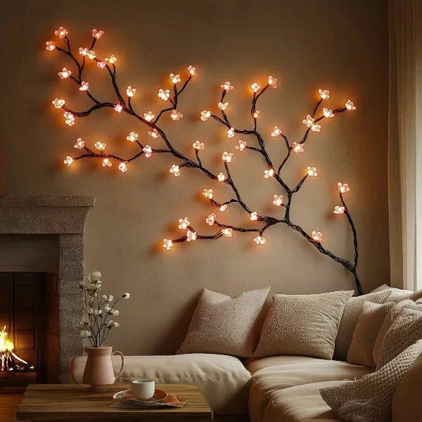 Decorative Wall Lamp in Tree Shape with LED Lighting for a Cosy Interior