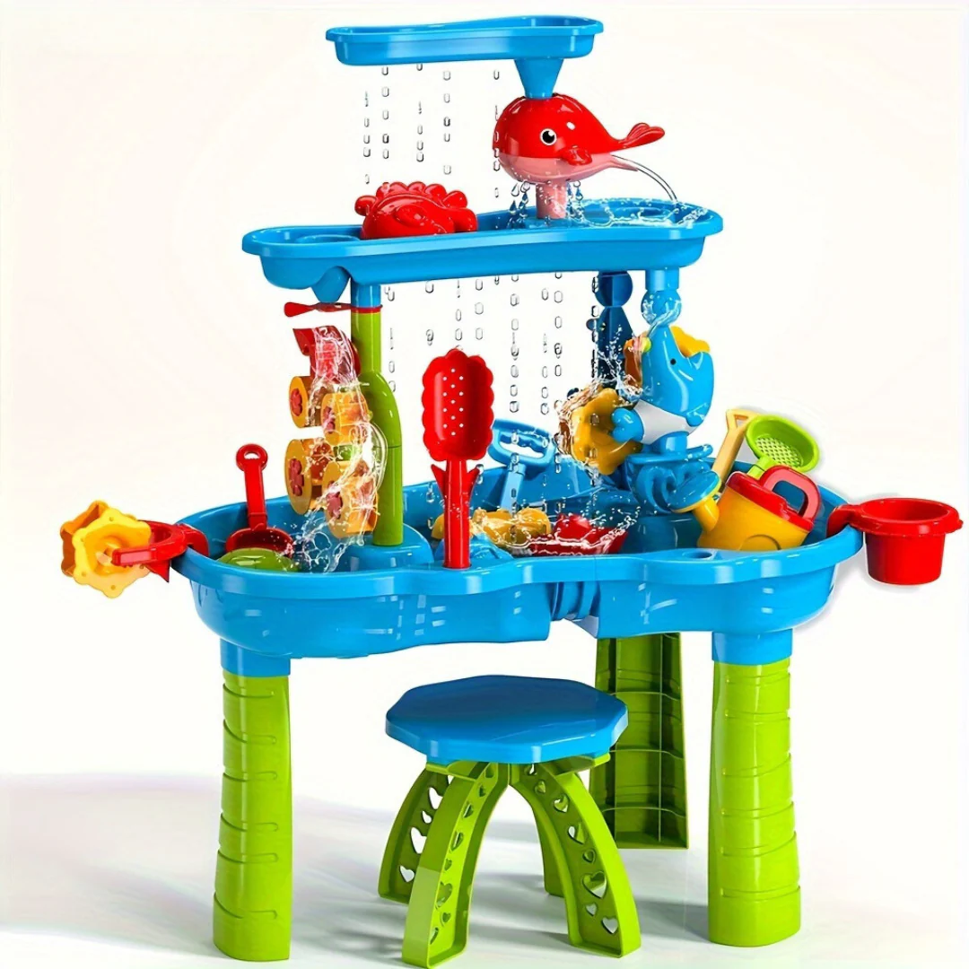 Table Splash Fun Water for Interactive Outdoor Play Table for Children