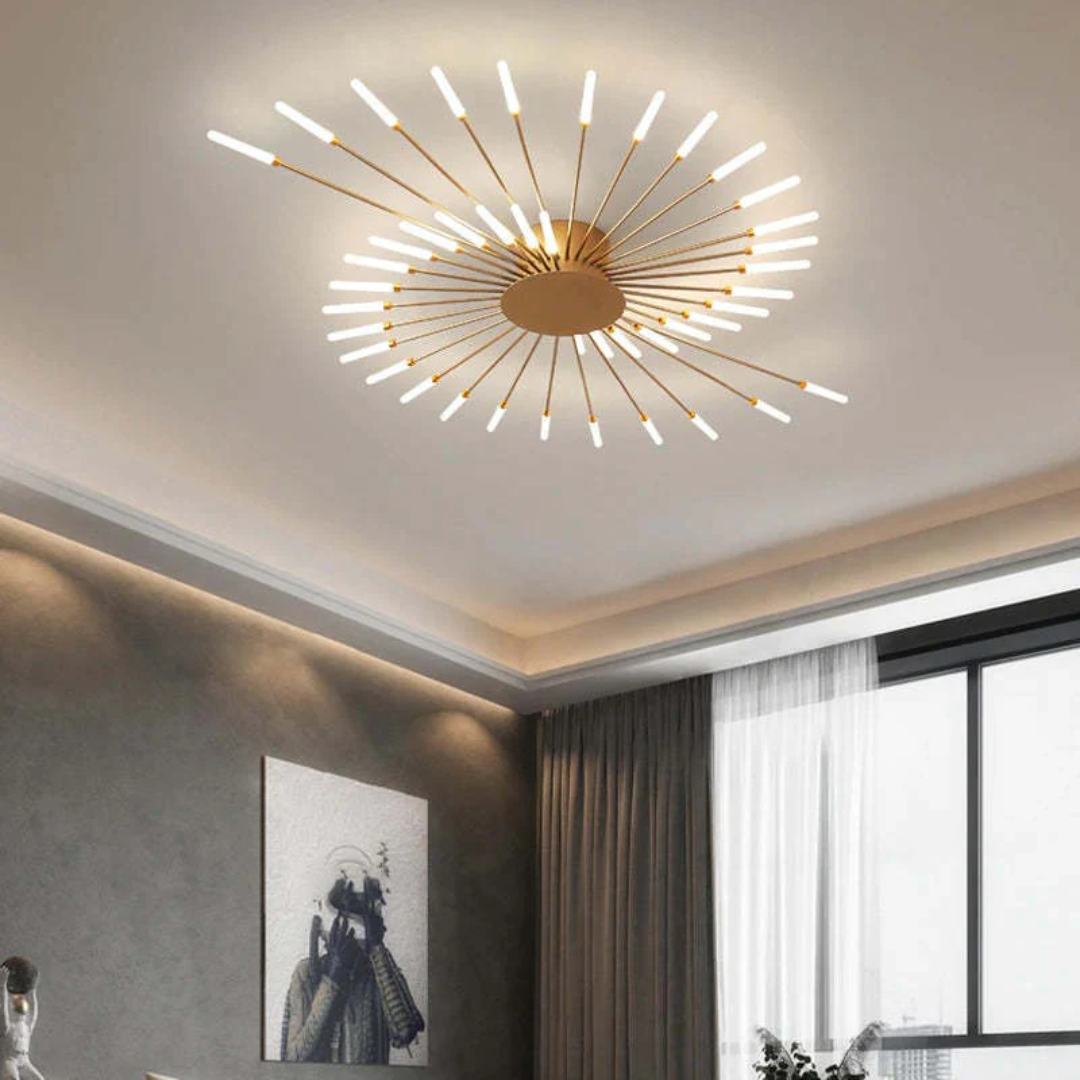 Light with Modern Ceiling Lamp with Multiple Arms for Powerful and Stylish Illumination