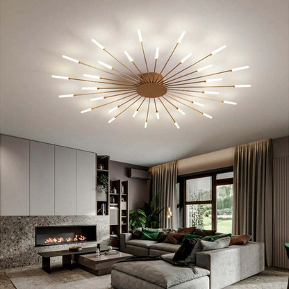 Light with Modern Ceiling Lamp with Multiple Arms for Powerful and Stylish Illumination