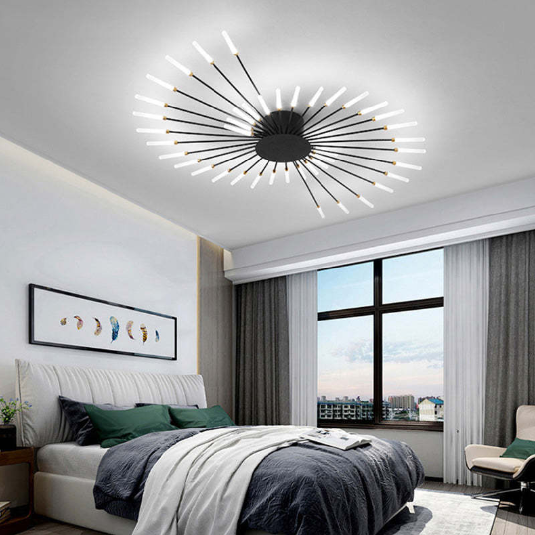 Light with Modern Ceiling Lamp with Multiple Arms for Powerful and Stylish Illumination