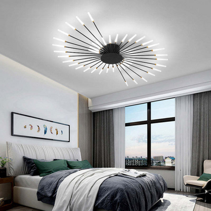 Light with Modern Ceiling Lamp with Multiple Arms for Powerful and Stylish Illumination