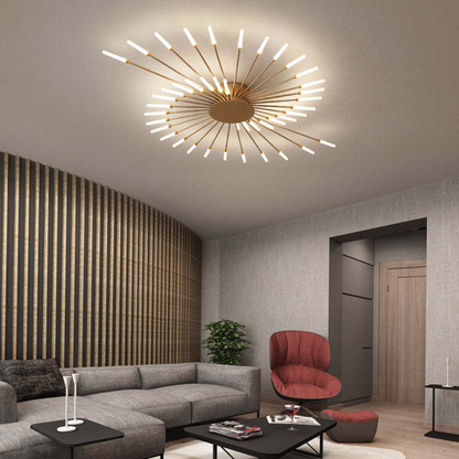 Light with Modern Ceiling Lamp with Multiple Arms for Powerful and Stylish Illumination