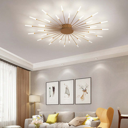 Light with Modern Ceiling Lamp with Multiple Arms for Powerful and Stylish Illumination