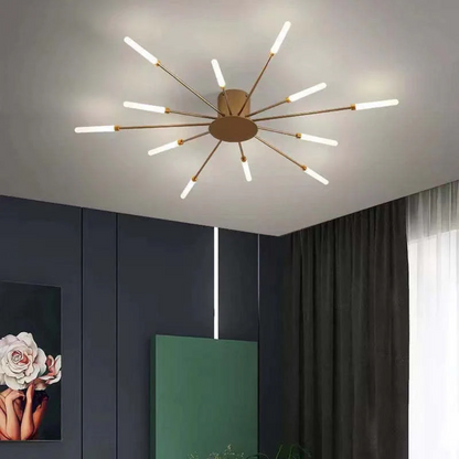 Light with Modern Ceiling Lamp with Multiple Arms for Powerful and Stylish Illumination