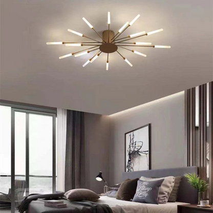 Light with Modern Ceiling Lamp with Multiple Arms for Powerful and Stylish Illumination