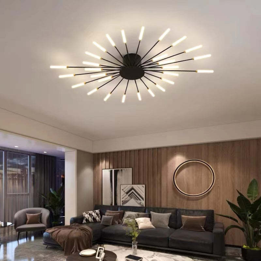 Light with Modern Ceiling Lamp with Multiple Arms for Powerful and Stylish Illumination