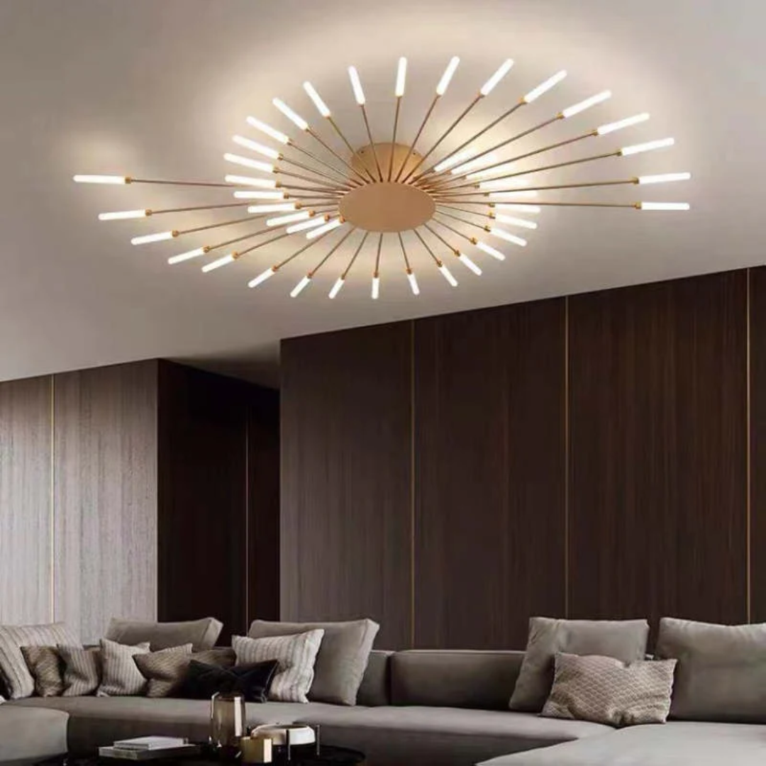 Light with Modern Ceiling Lamp with Multiple Arms for Powerful and Stylish Illumination