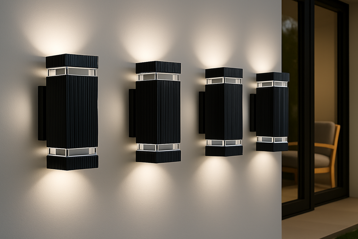 Light with Modern Outdoor Wall Up and Down Light and Weather-Resistant Design