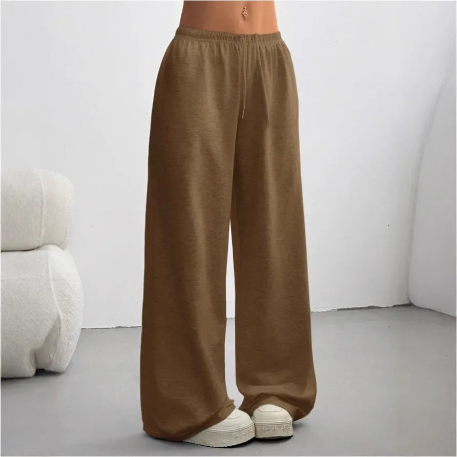 relaxed purple joggers