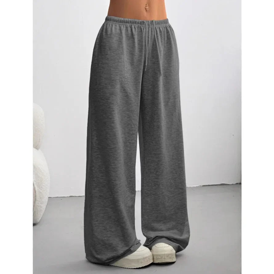 relaxed purple joggers