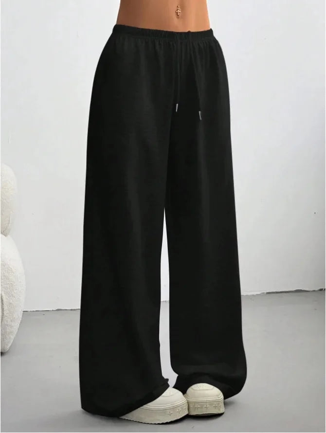 relaxed purple joggers