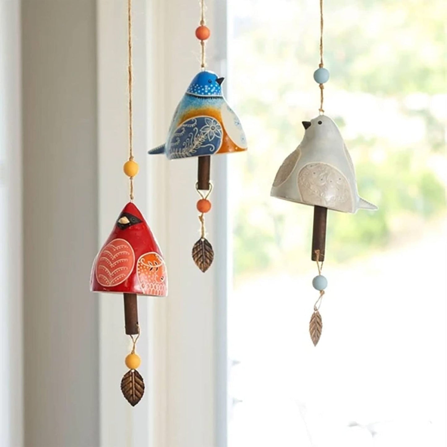Wind Chime with Bird Design for Garden and Balcony with Soothing Sound