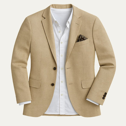 linen cotton blazer