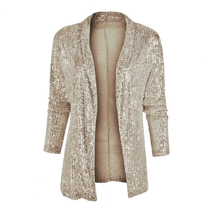 Ladies' Blazer with Subtle Sequins for an Elegant and Festive Look