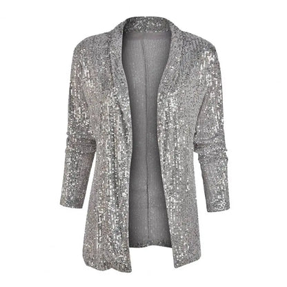 Ladies' Blazer with Subtle Sequins for an Elegant and Festive Look