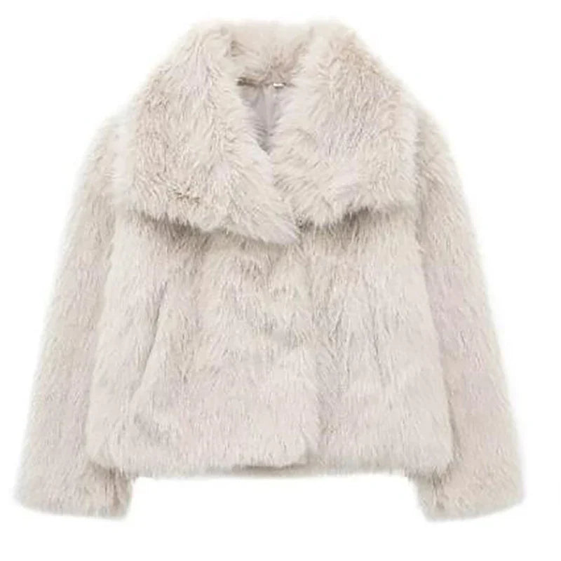 Aurelia Faux Fur Jacket for Women for Soft Short Coat for Chic Warmth