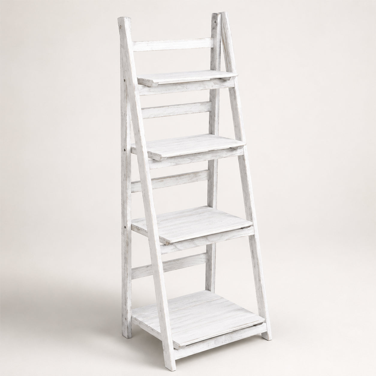 Wooden Ladder Plant Stand for Indoor & Outdoor Display