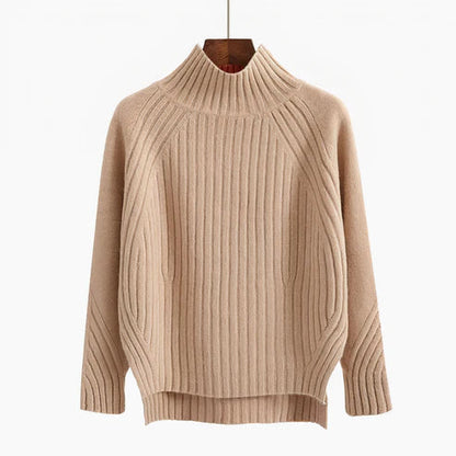 Merino Wool Roll Neck Jumper for Women for Warm, Timeless and Comfortable