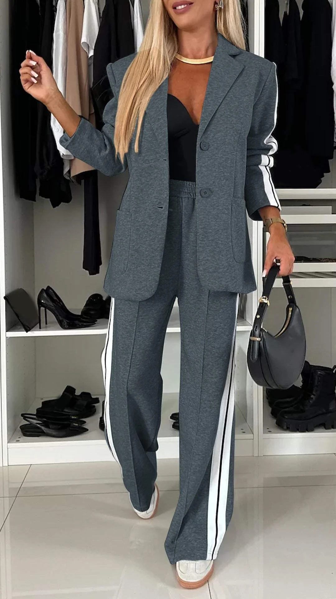 Urban Luxe Women's Suit for Sporty and Chic in One