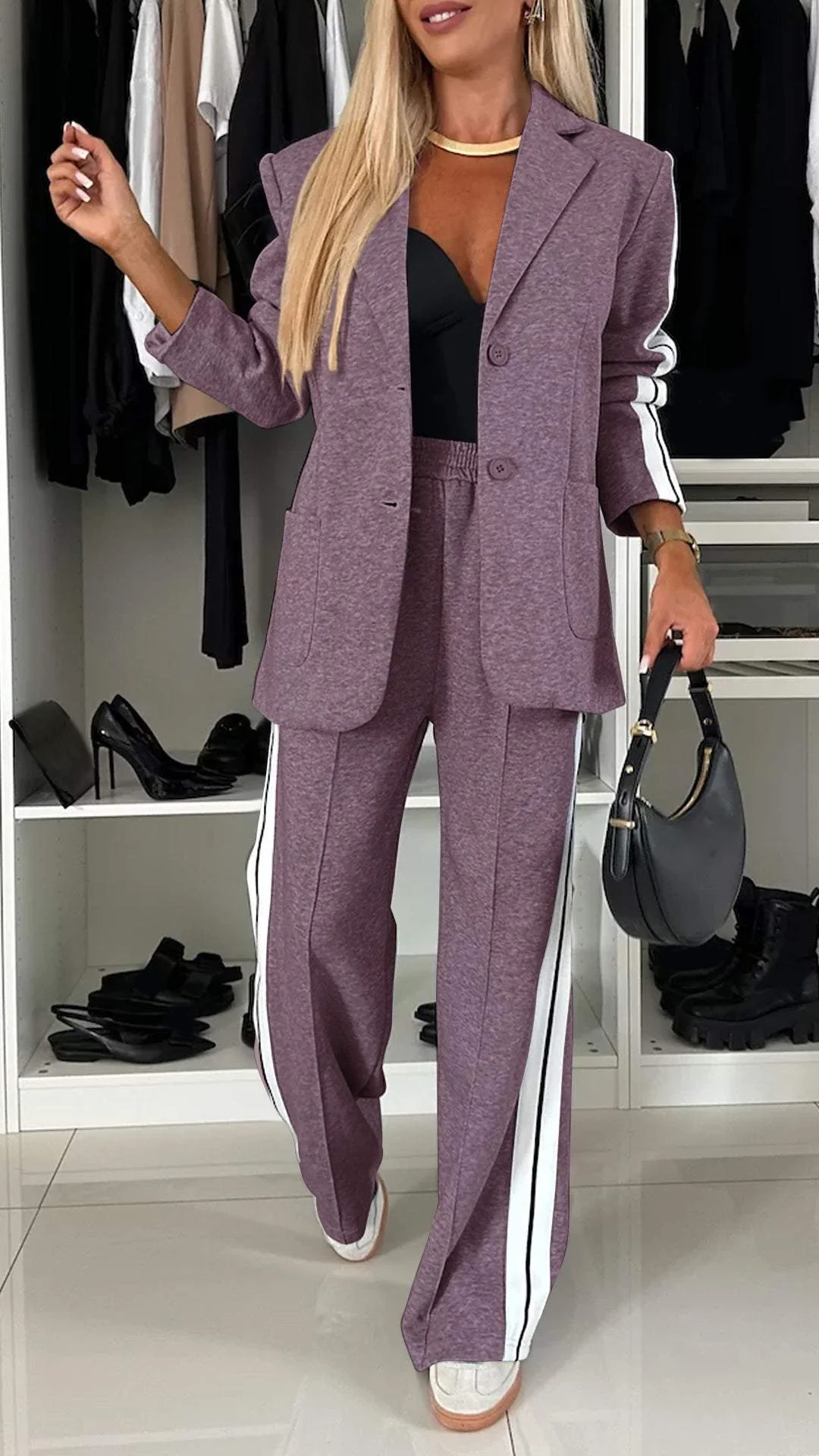 Urban Luxe Women's Suit for Sporty and Chic in One