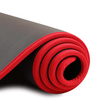 Mat with Extra Thick Yoga Anti-Slip Ribbed Structure for Yoga and Fitness