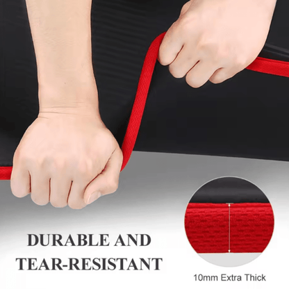 Mat with Extra Thick Yoga Anti-Slip Ribbed Structure for Yoga and Fitness