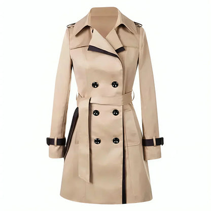 Classic Trench Coat for Women with Belt for Timeless and Elegant