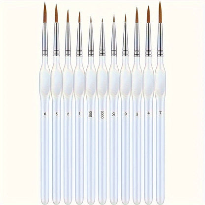 Acrylic Paint Brushes for Professional Brush Set with Detail Brush for Fine Painting