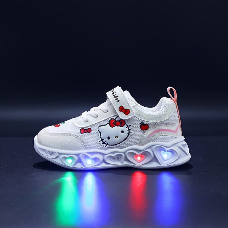 Sneakers Light-Up Hello Kitty for Breathable and Cushioned Fun Shoes