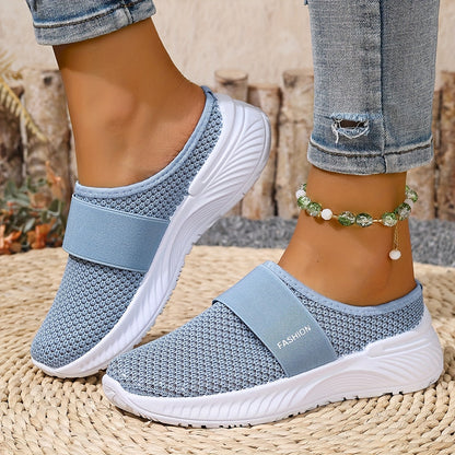 Sneakers with Slip-on Summer Design for Women with Breathable Mesh
