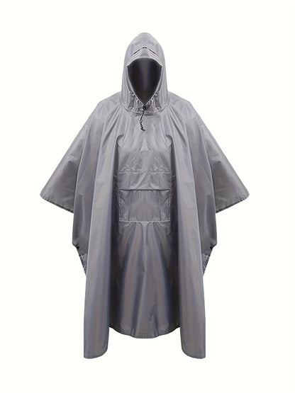 Waterproof 3-in-1 Poncho for Multifunctional and Breathable for Hiking, Camping, and Biking