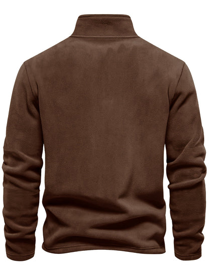 Fleece Lined Half-Zip Pullover for Comfortable and Warm for Cold Days