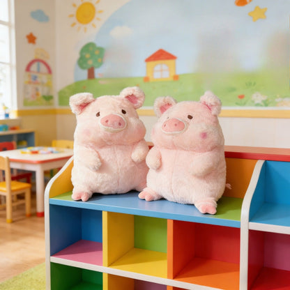 Cuddle Toy with Soft Plush Piglet Design for Babies, Children, and Cuddle Moments