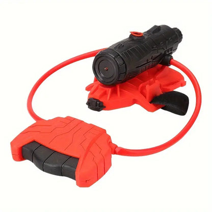 Gloves with Water Spray Design for Children with Web Pattern and Playful Water Action