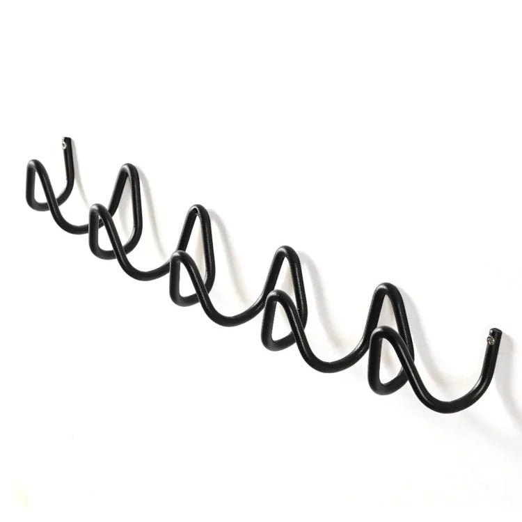 Rack Modern Wavy Wall Coat for Stylish Wall Coat Rack with Multiple Hooks