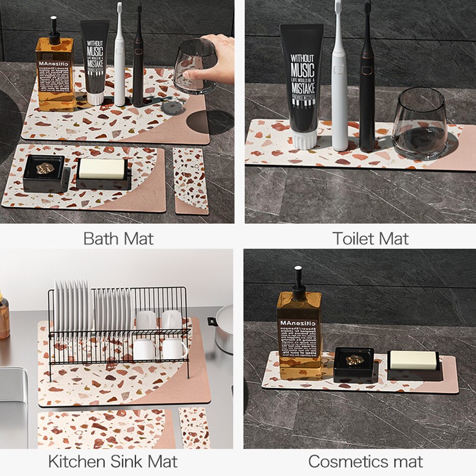absorbent mat kitchen