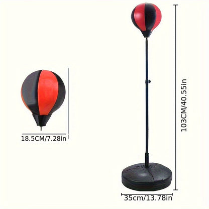 Bag Junior Punching for Adjustable Punching Bag with Gloves for Children
