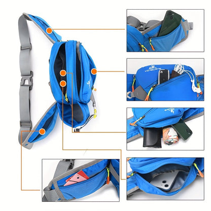 Holder Versatile Running Waist Bag with Water Bottle for Durable Nylon with Zippers
