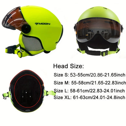 High-Quality Ski Helmet with Removable Parts for Safe and Comfortable for Outdoor Activities