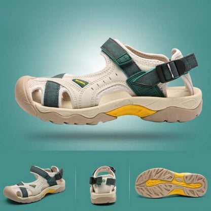 Sandals with Unisex Outdoor Cushioned Sole and Adjustable Straps