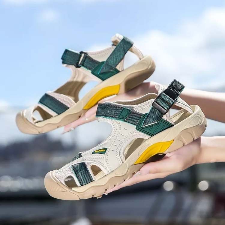 Sandals with Unisex Outdoor Cushioned Sole and Adjustable Straps